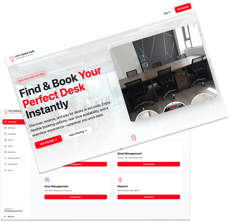 Co-Working Spaces Management System preview 1